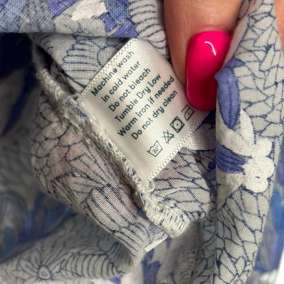 Roller Rabbit Guy Button Down Cotton Printed Shirt Size Small - Picture 8 of 12